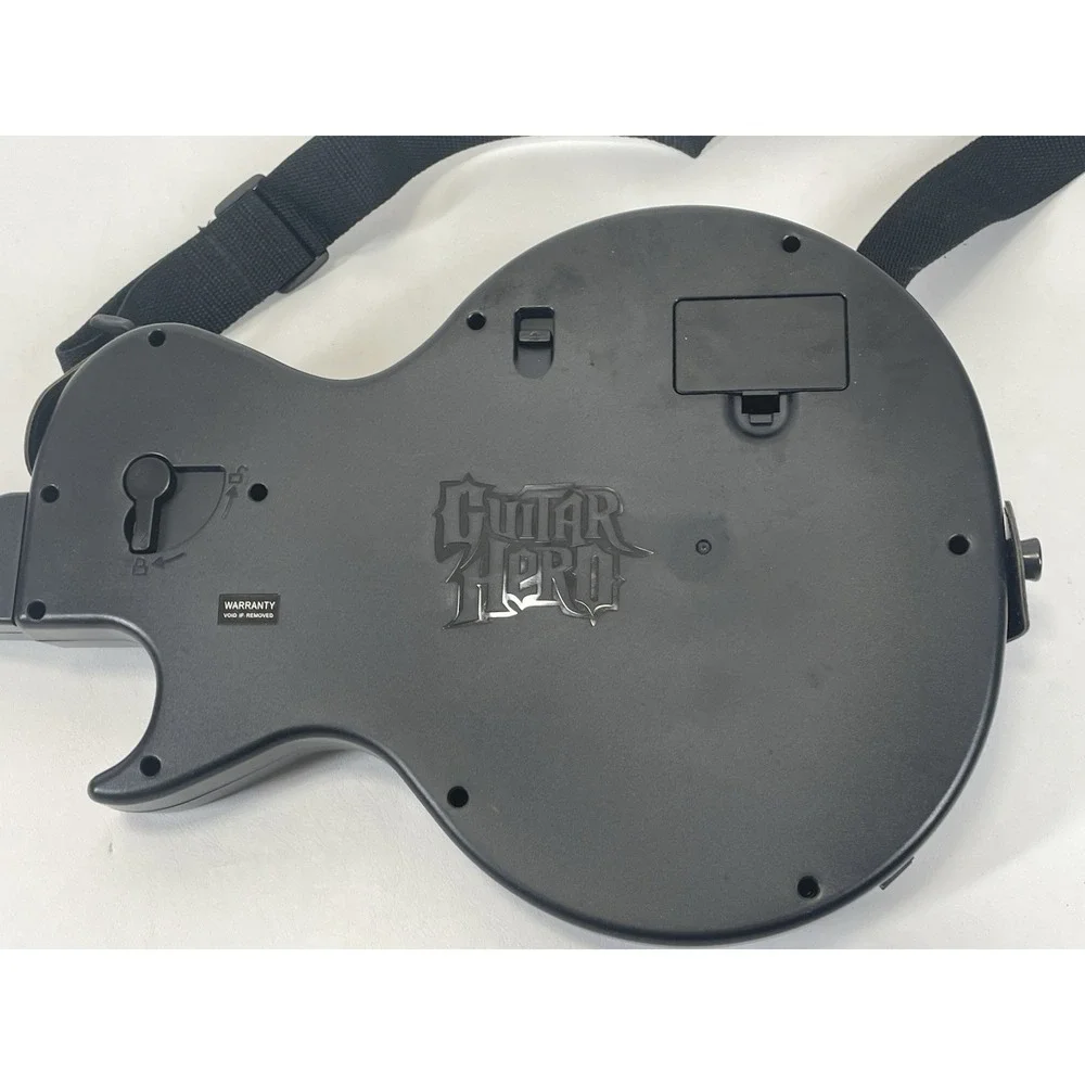 Guitar Hero Les Paul Gibson Wireless PS3 Guitar W/ Strap Black 95121.805 Tested